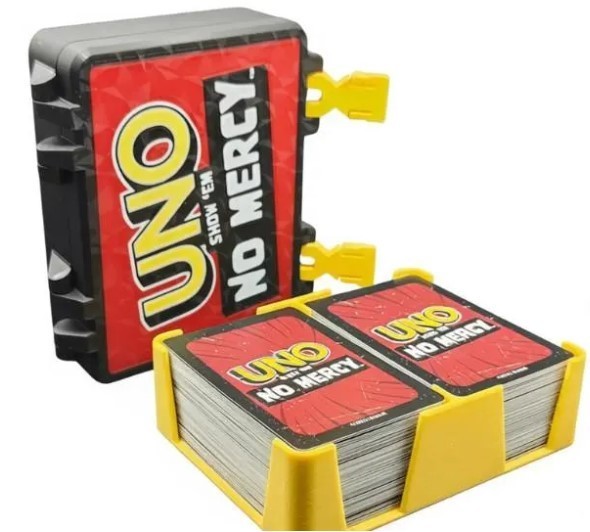 3D Printed UNO No Mercy Dual Deck Holder - Multiple Colors Available