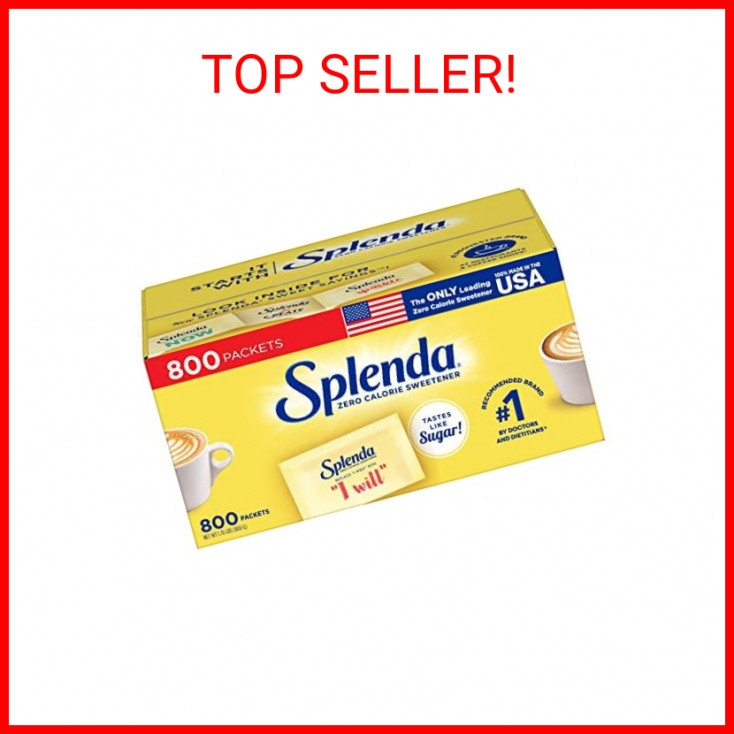 SPLENDA Zero Calorie Sweetener Value Pack, 800 Count Packets