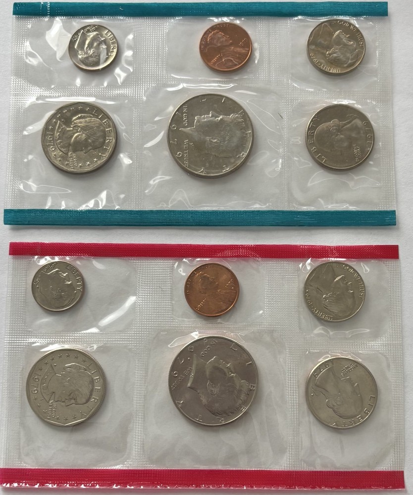 1979 US Mint Uncirculated Coin Set – P&D Mints Complete Original Packaging #408