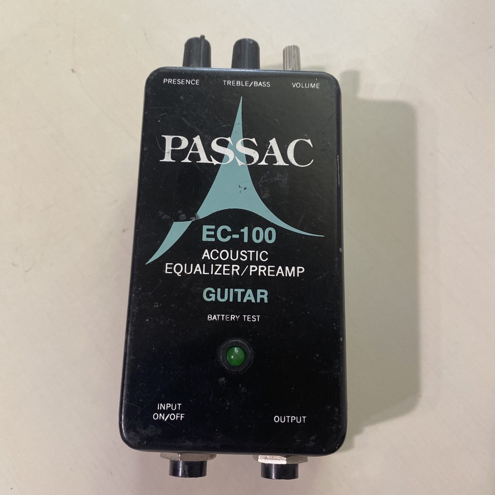 Passac EC-100 Acoustic Equalizer Guitar Preamp