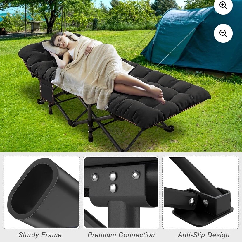 Portal Camping Bed Cot XXL
