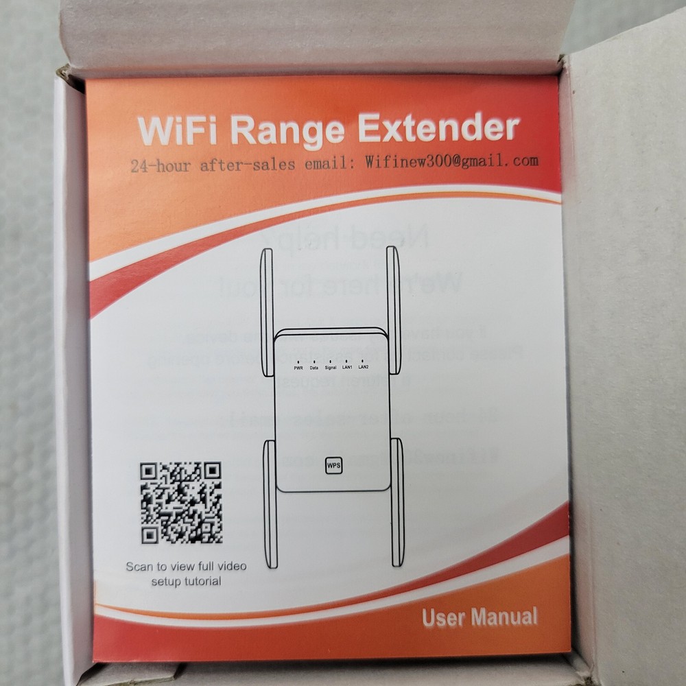 Wifi Range Extender 2.4GHz 1 Tap Setup