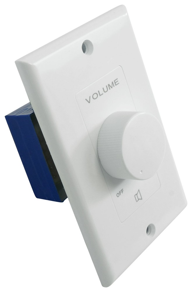 2 Rockville VOL70200 White 200w 70v Wall Volume Controls Zone Controller Boxes
