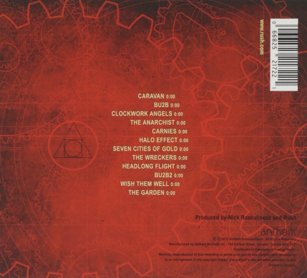 RUSH CLOCKWORK ANGELS(2LP)