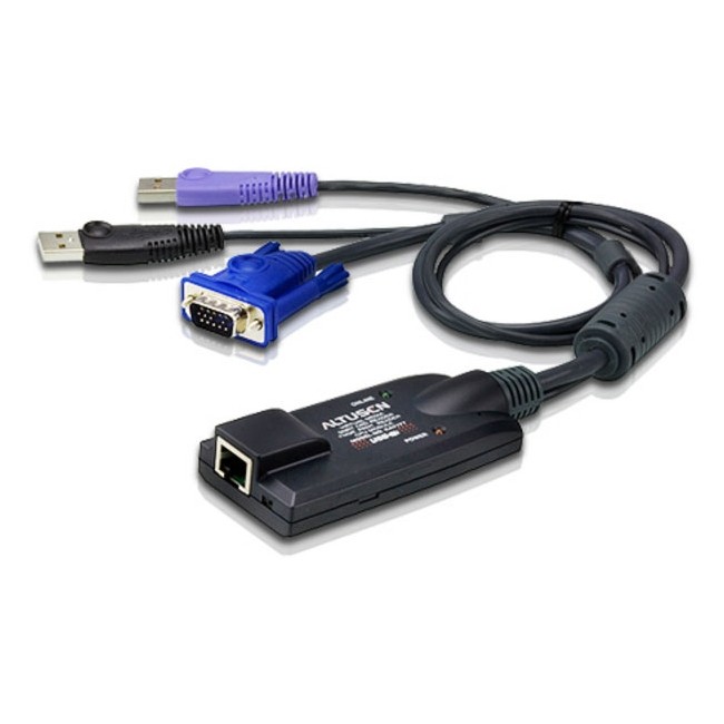 Aten KA7177 USB KVM Adapter Cable w/ Smart Card Reader