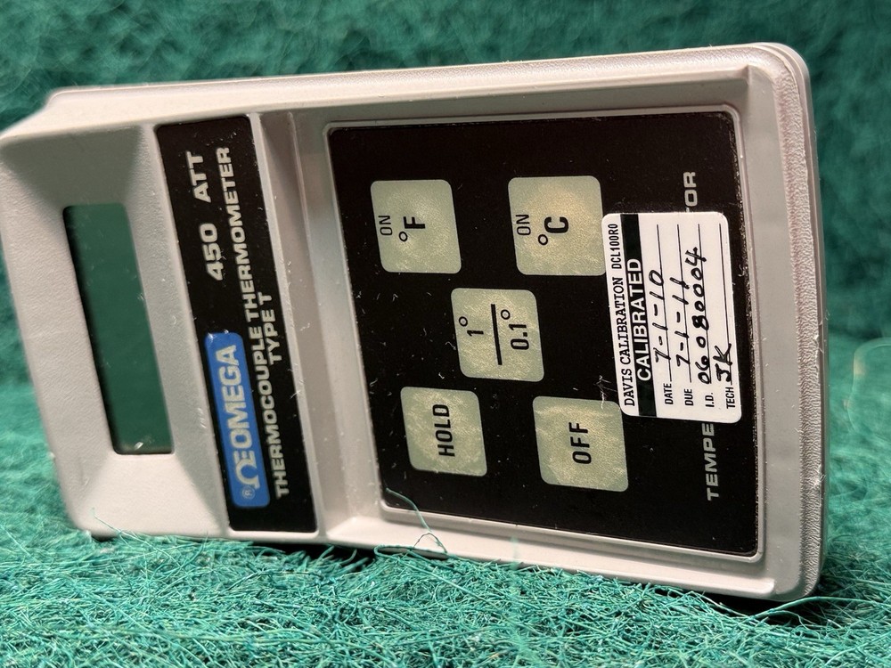 OMEGA 450-ATT THERMOCOUPLE THERMOMETER TYPE T