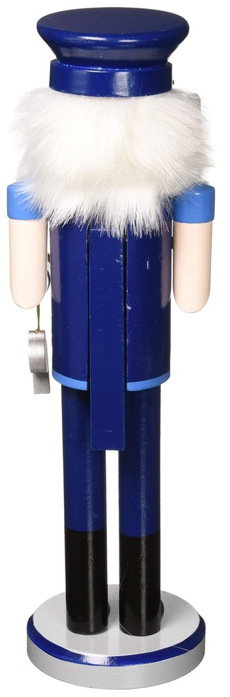Santa's Workshop Policeman Nutcracker 14" Tall Blue/Black