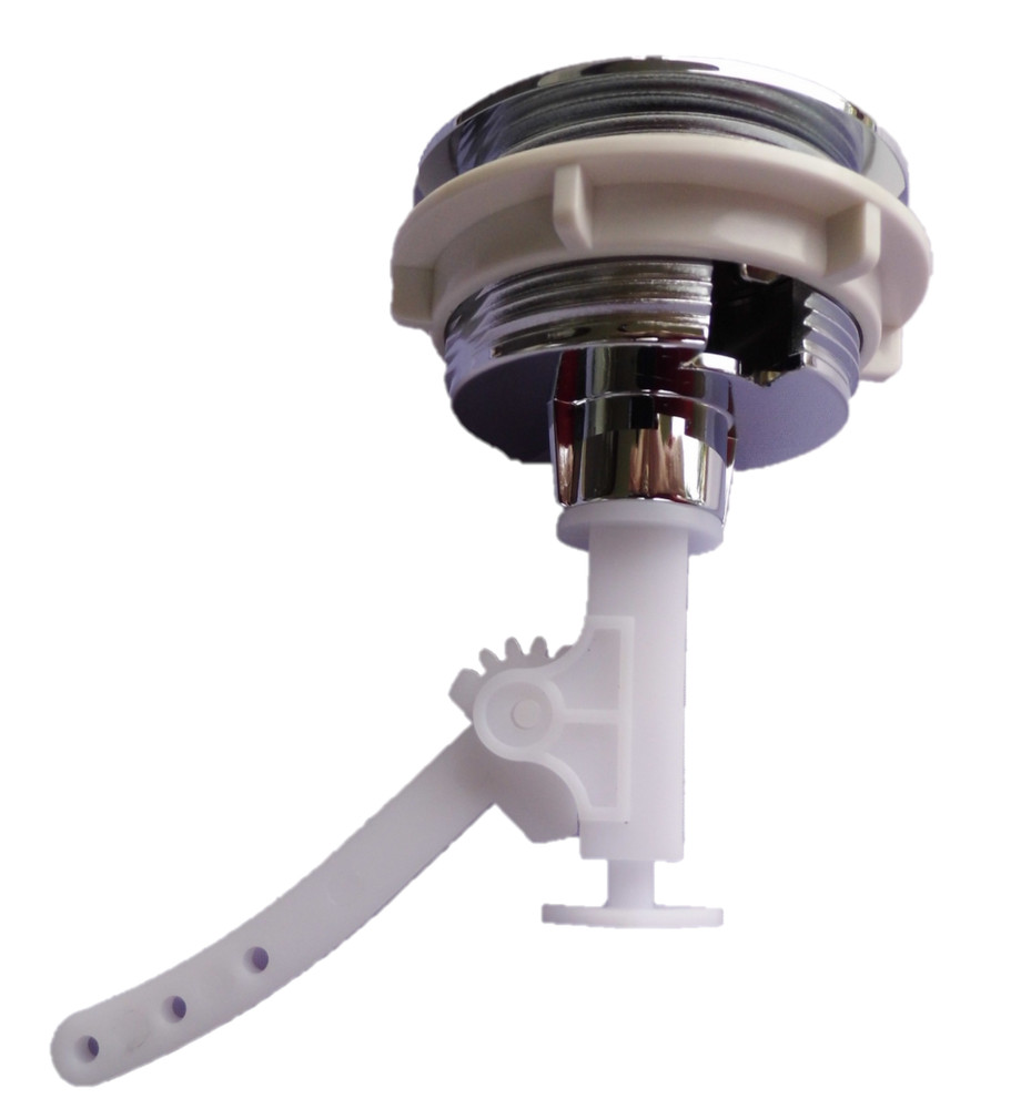 Ratchet Flush Button, Direct Single Push, 48 mm Diameter Flush Button, Top Tank