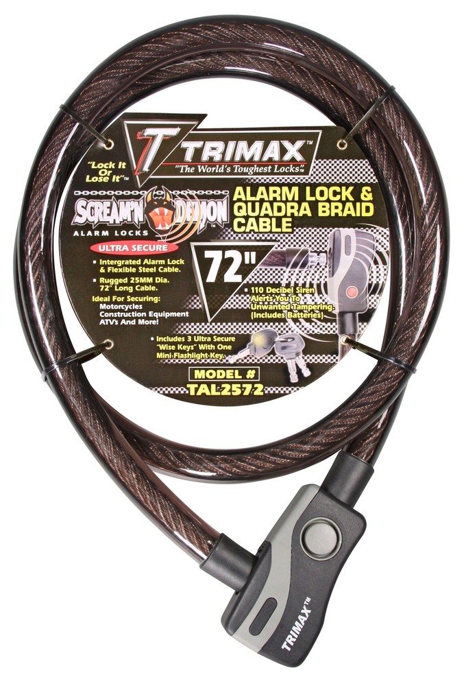Trimax Alarm Cable Lock - TAL2572