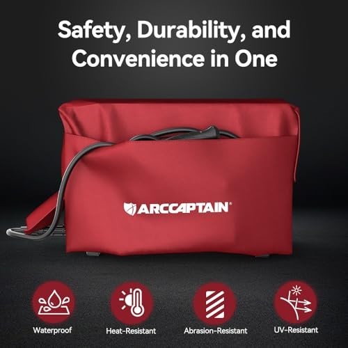 Waterproof Welding Machine Cover, Reusable Foldable Dust Protector 20"x14