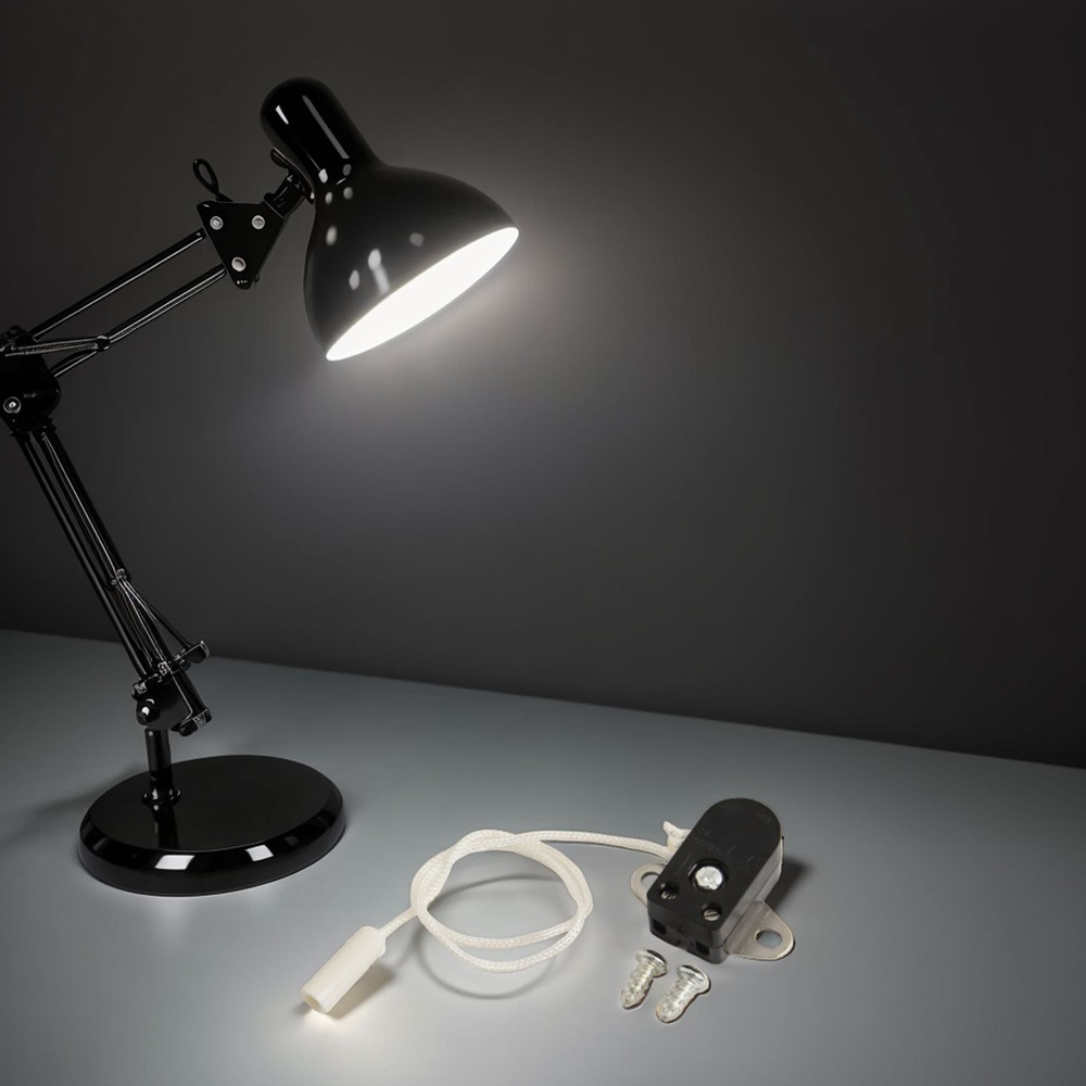 Pull cord switch Pull cord wall light switch with cord rotating pull cord switch