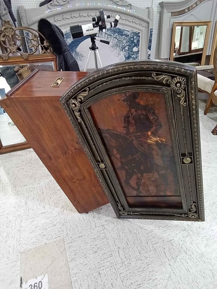 Custom Made Armoire, bookshelf, & trunk