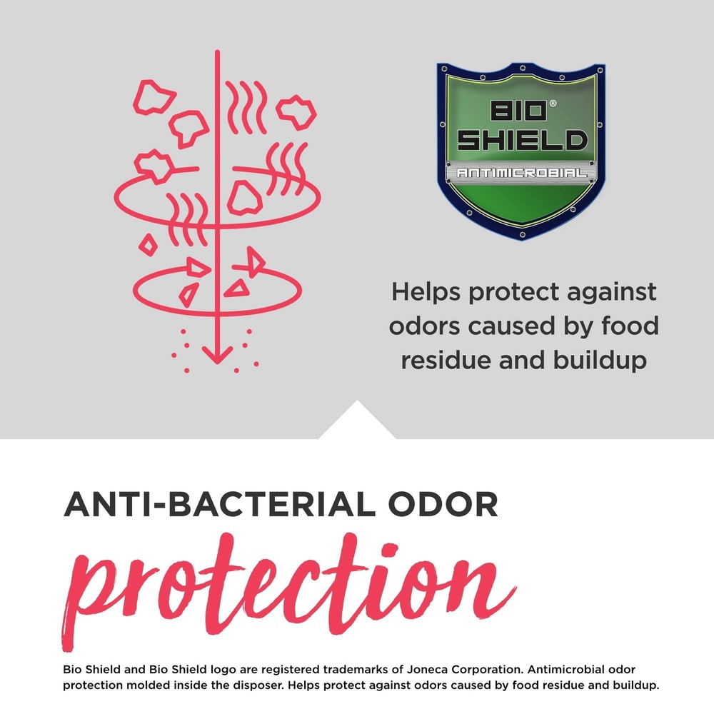 Frigidaire FF05DISPD1 Direct Wire Garbage Disposer for Kitchen Sinks, 1/2