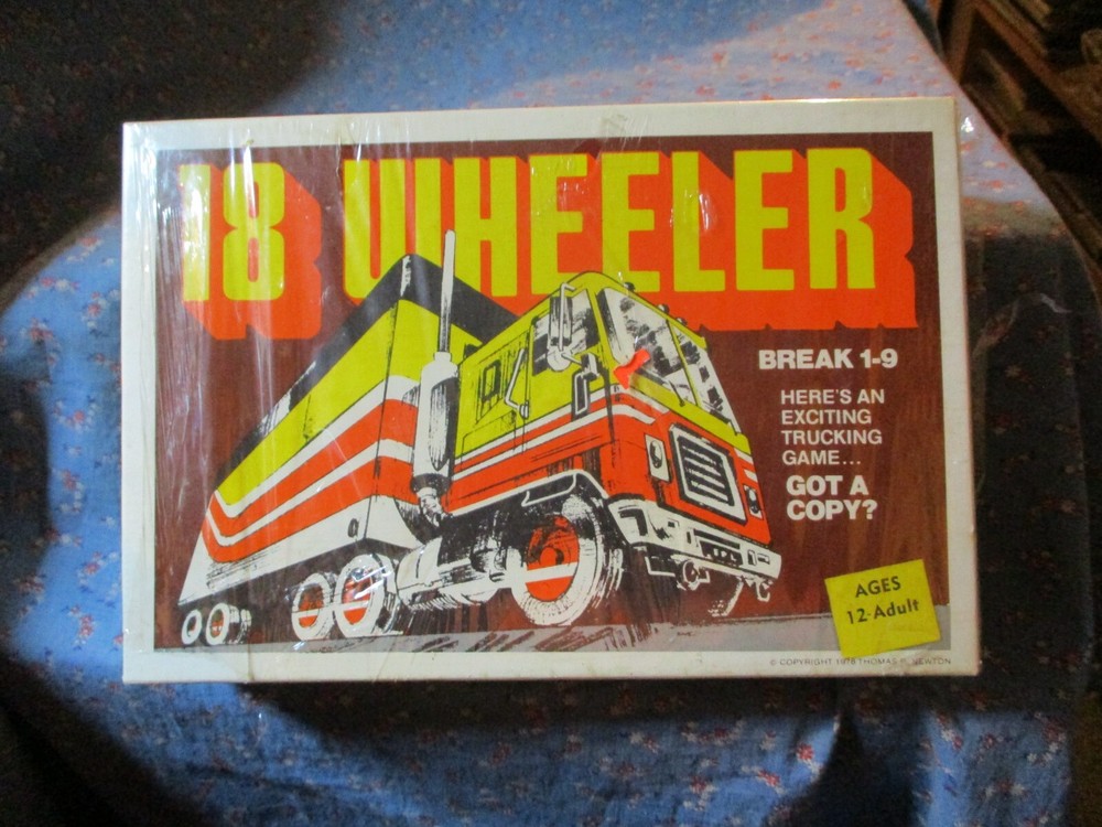 Unopened 1978 Thomas Newton 18 Wheeler Game