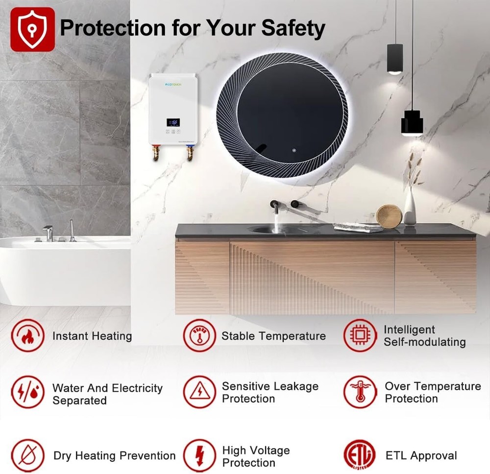 Calentador De Agua Electrico Para Ducha Baño