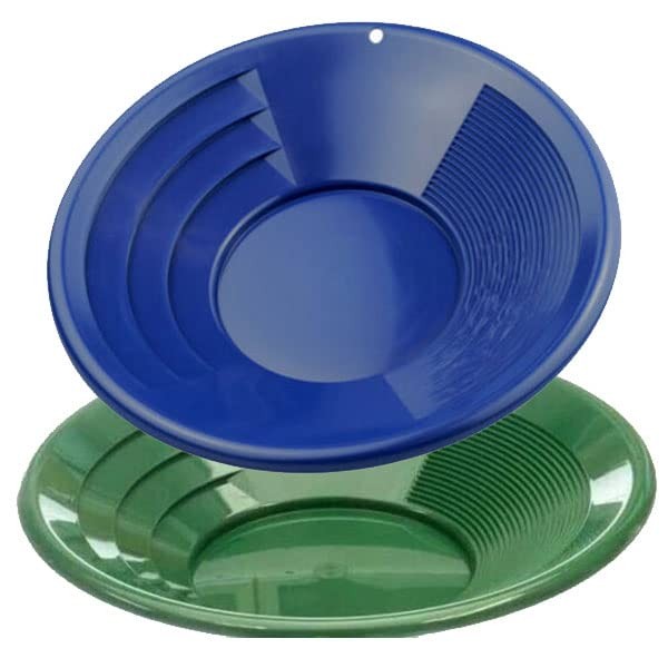 Sluice Monkey 12" Green & Blue Gold Pans