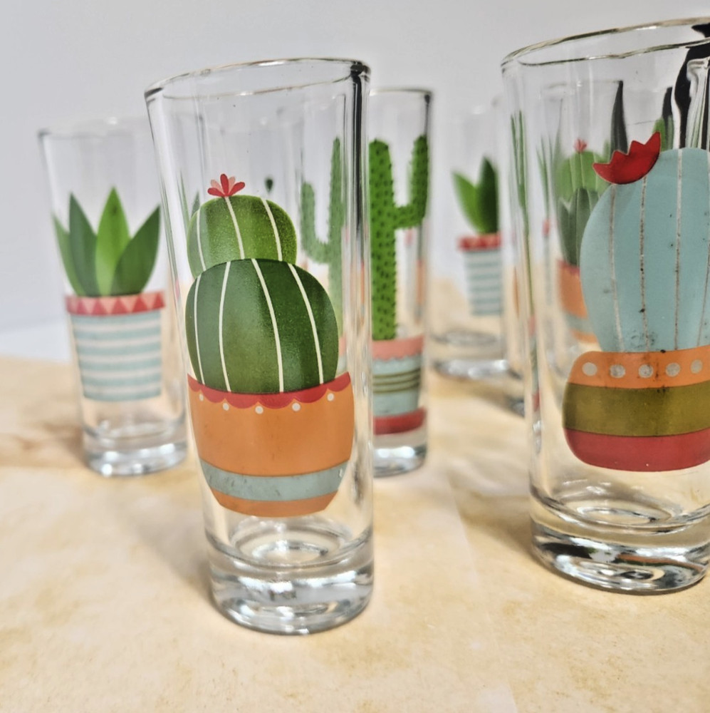 10-PK Cactus Shot Glasses