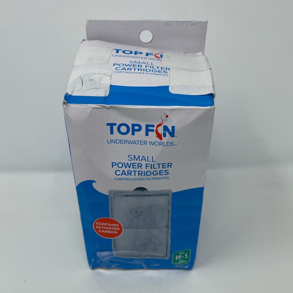 Top Fin Silenstream PF-S Small Filter Cartridges 6-Pack, White/Black