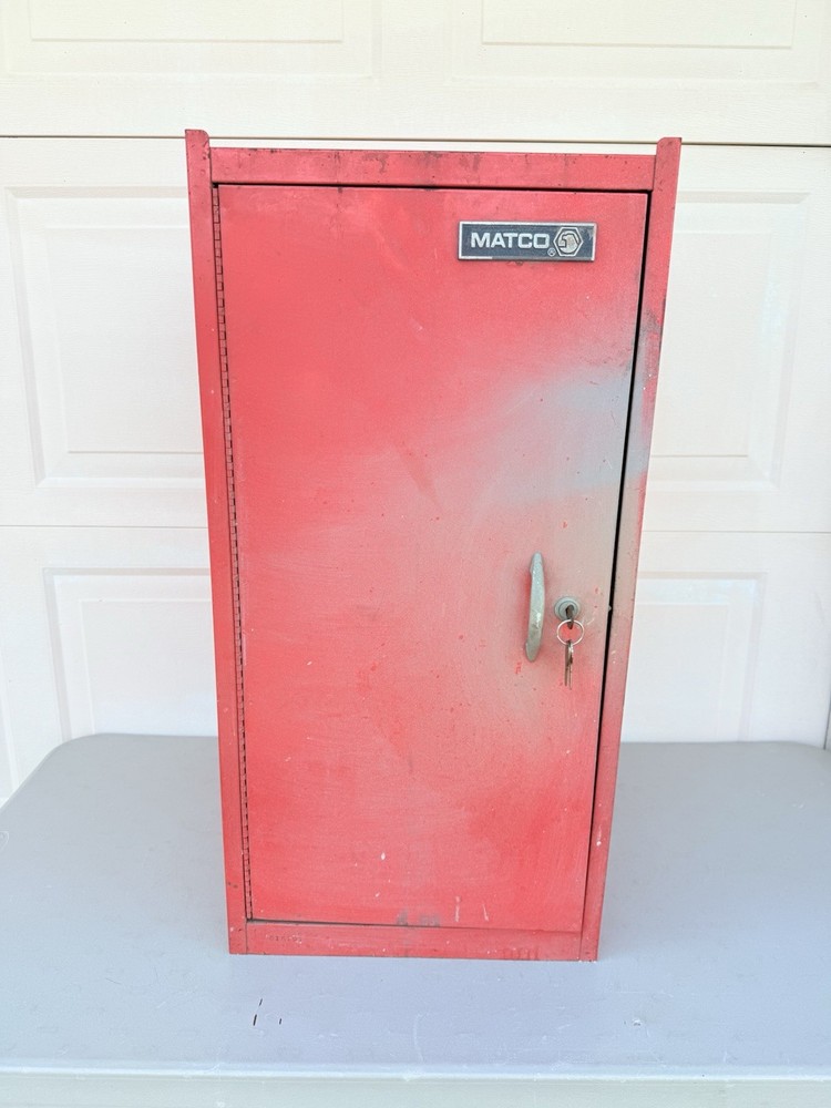 Vintage Matco Tool Box MB-209 Side Box Tools Cabinet