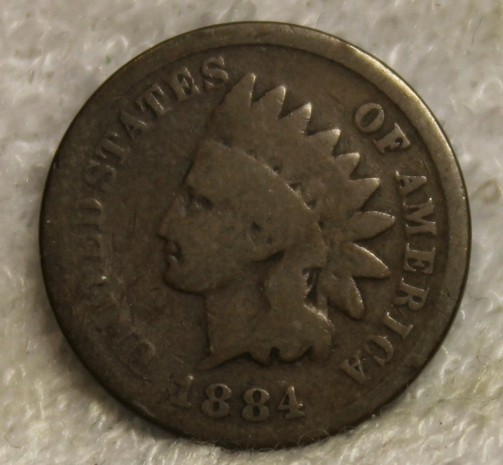 1884 indian head penny