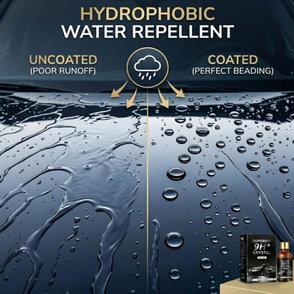 50ML Ceramic Car Coating Kit - PTZ Crystal Serum, Advanced Ceramic Coating