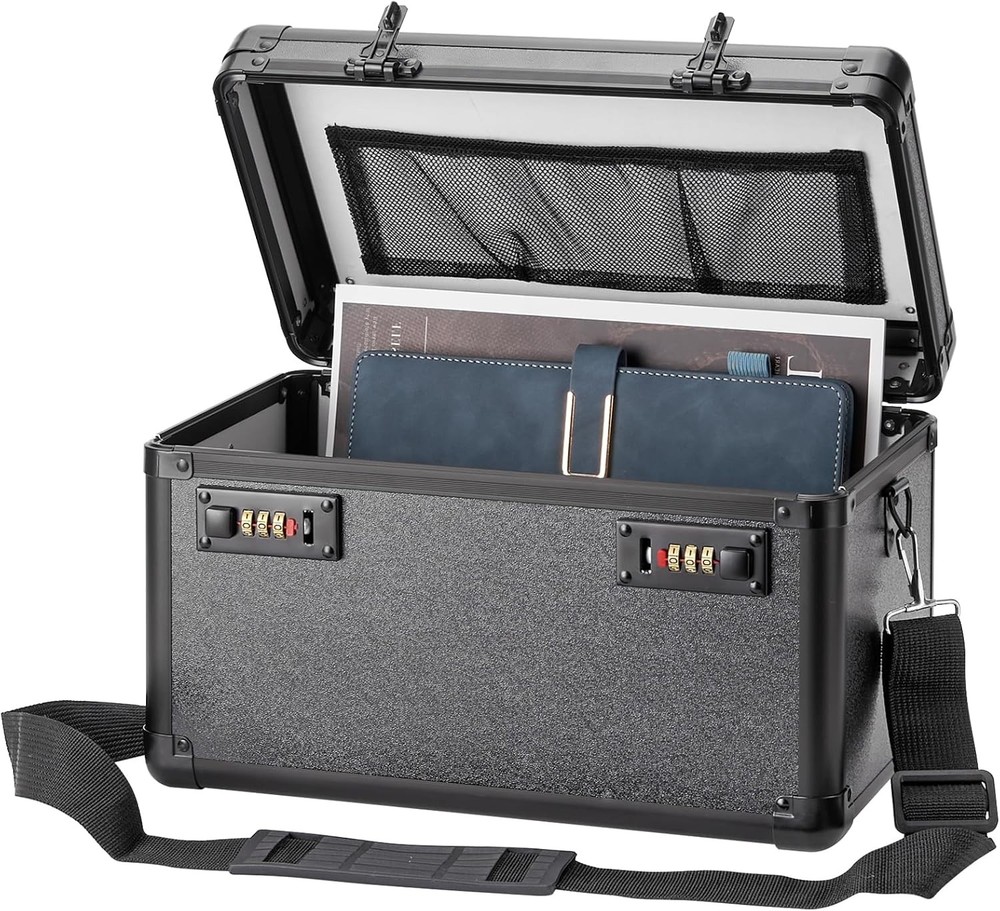 Large Lock Box Security Combination Lock Box Locking Storage Case Personal Items