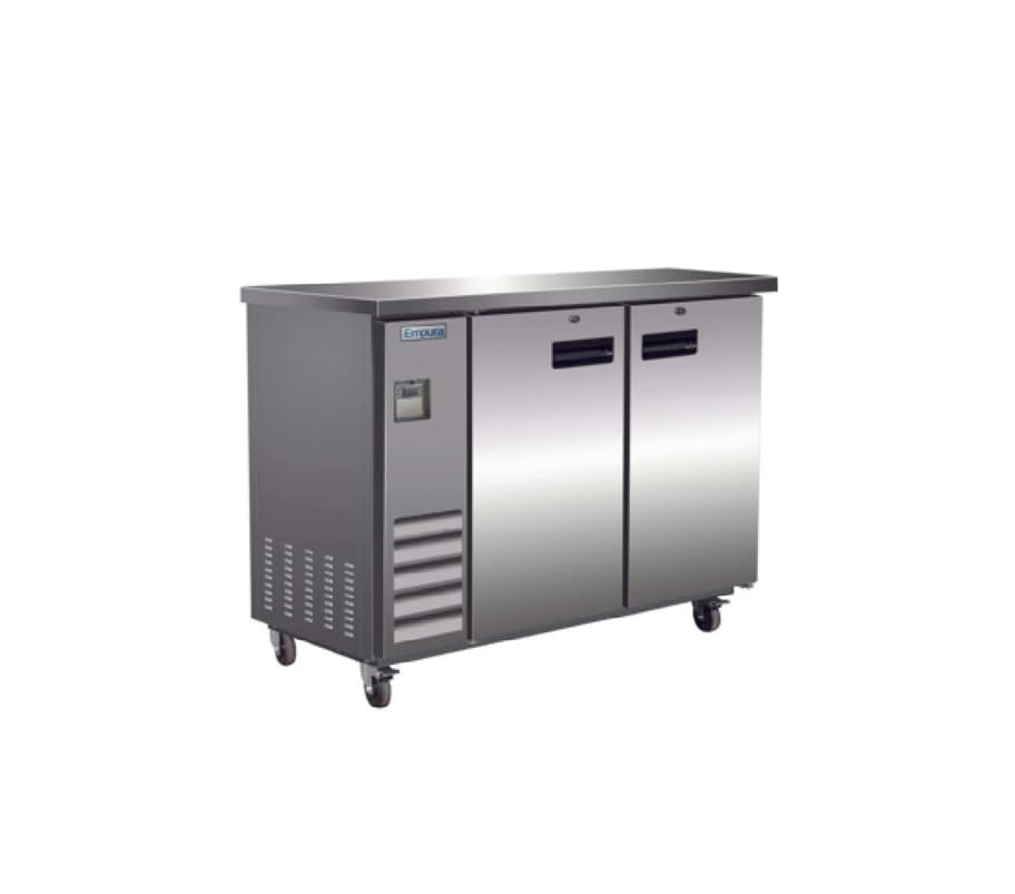 49" Back Bar Cooler Cabinet with Two-Swing Solid Doors | Commercial Refrigerator