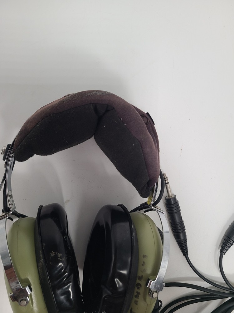 David Clark H10-13.4 Aviation Headset w/Microphone Untested
