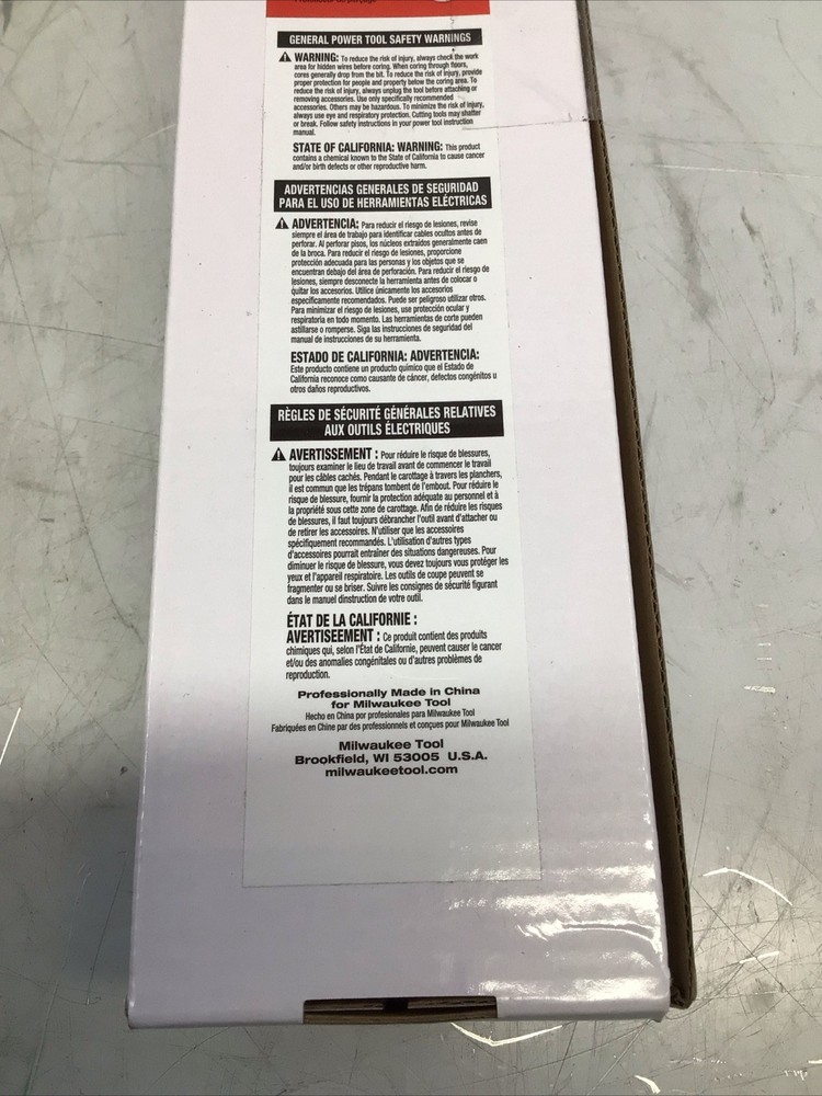 Milwaukee Tool 48-17-3030 3" Diamond Premium Core Bit