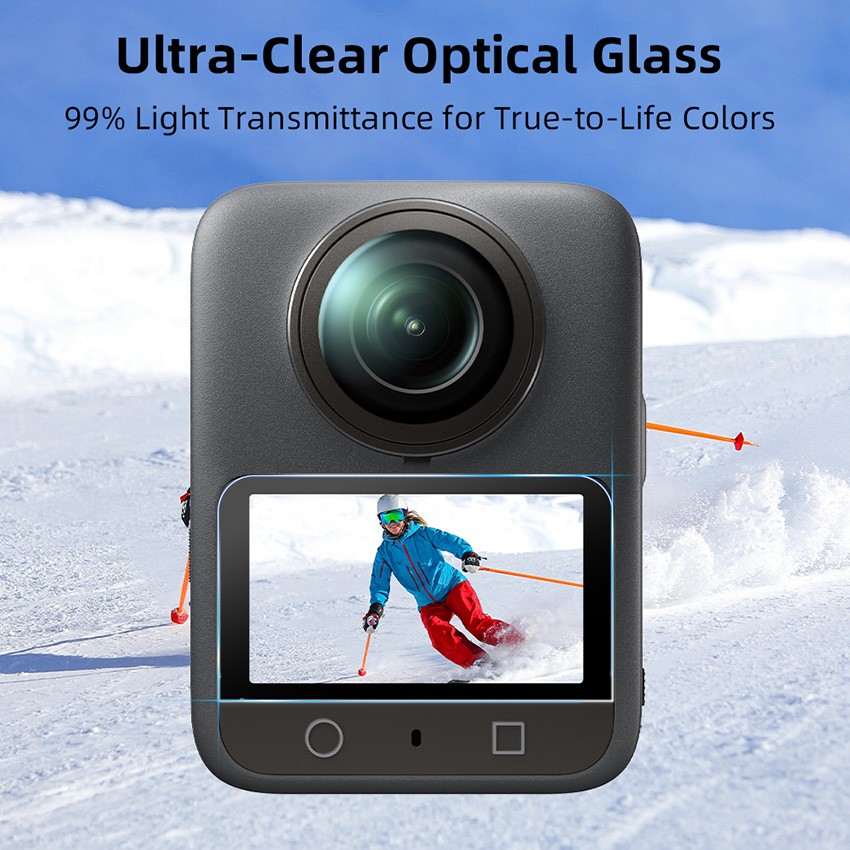 Screen Protector Tempered Glass Protector Scratch-Resistant for DJI OSMO 360