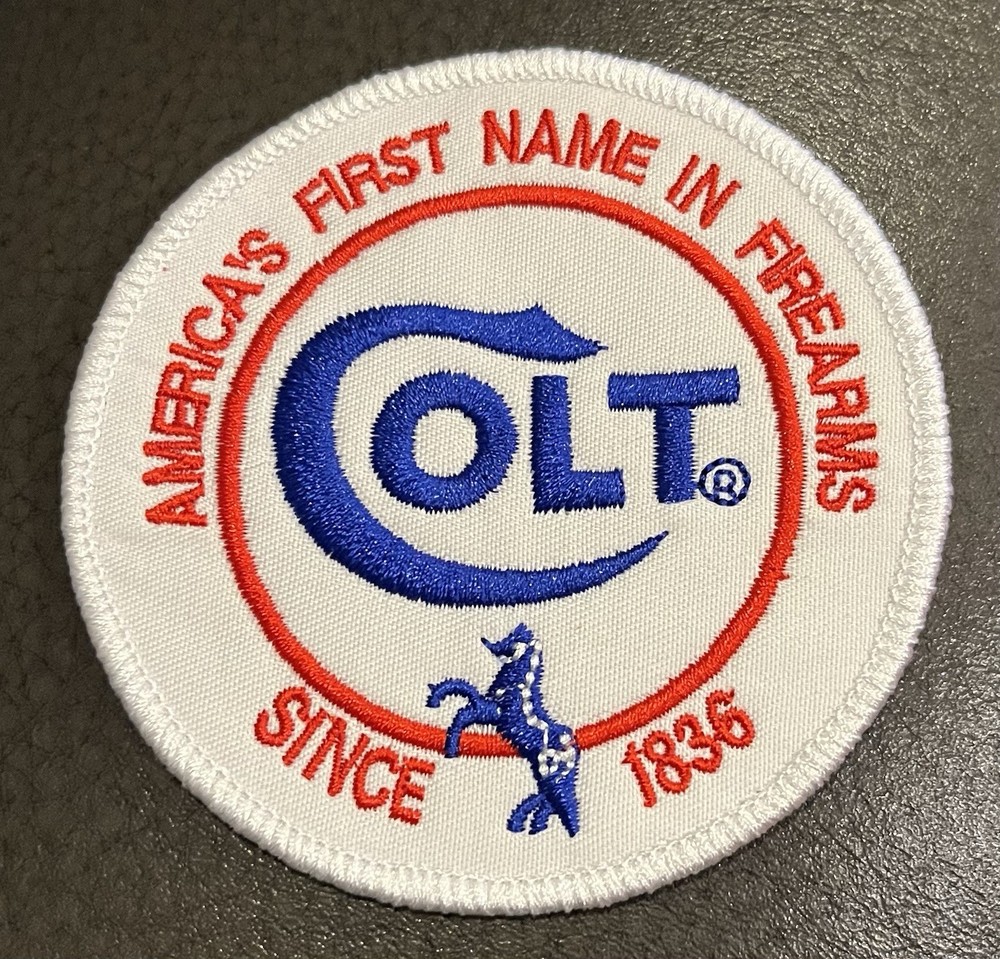 Colt Firearms Vintage Style embroidered patch