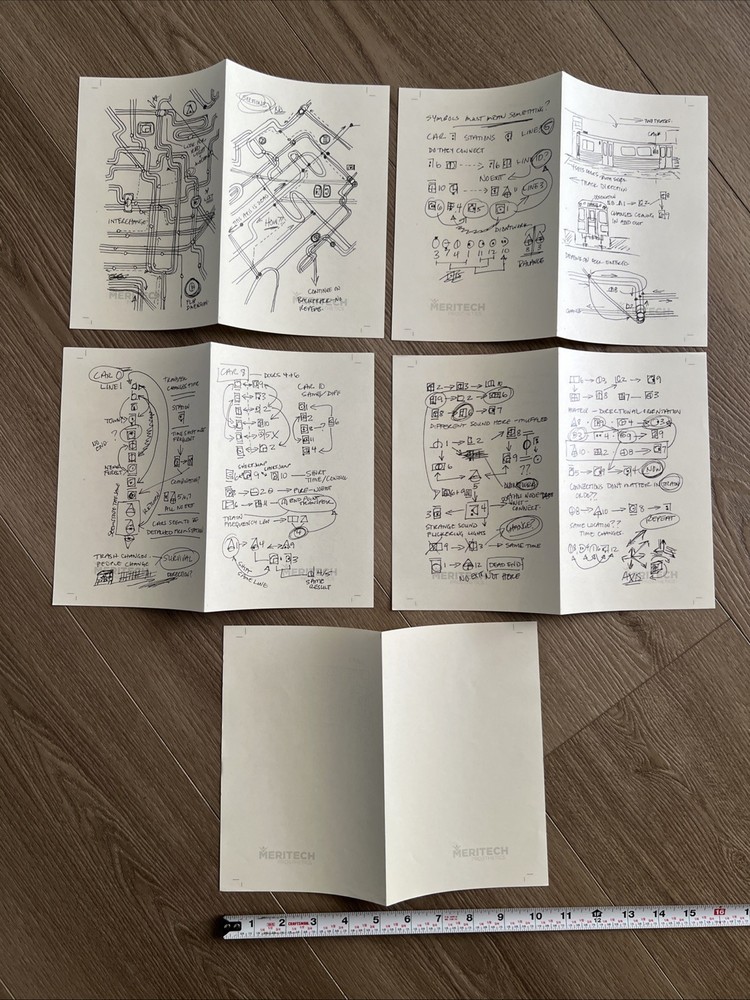 Netflix Umbrella Academy Production Made Prop FIVE Subway Notes Aidan Gallagher