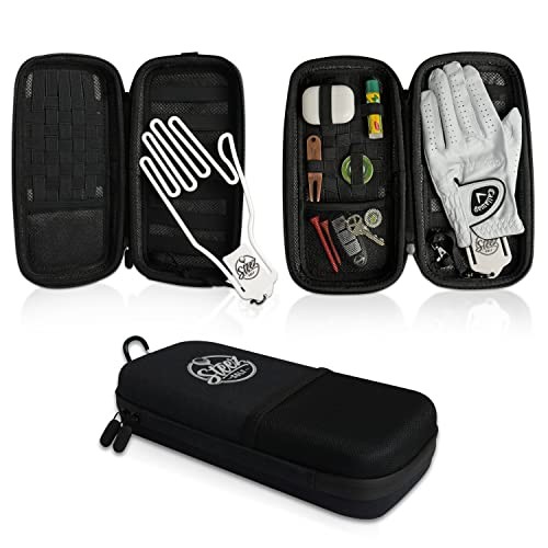 Accessory Case - Golf Bag Organizer. Airtight, Water-Resistant, Black