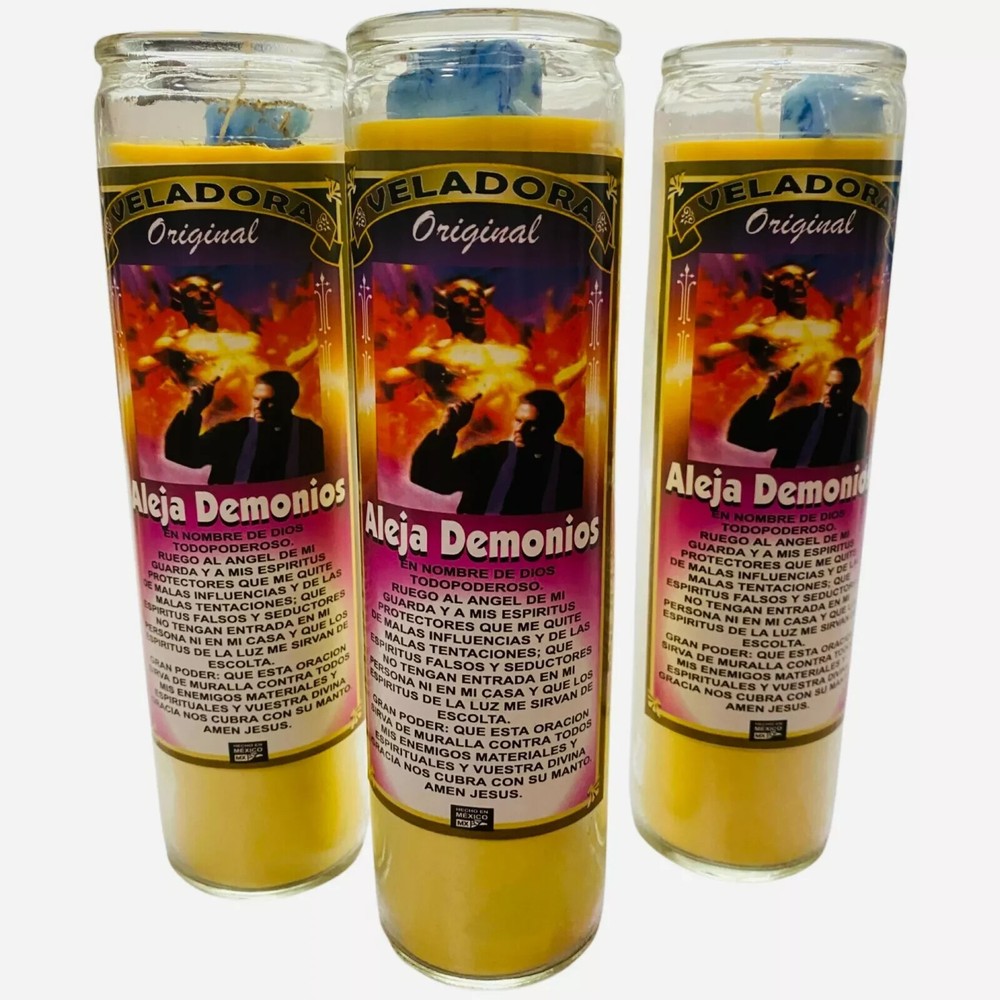 3 Set Veladora Aleja Demonios Preparada y Conjurada