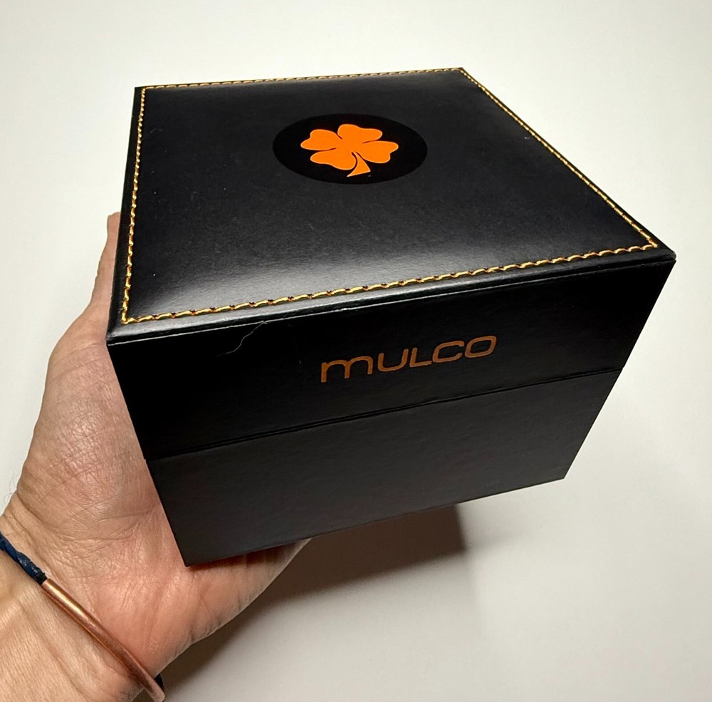✅ NEW AUTHENTIC MULCO WATCH EMPTY PRESENTATION DISPLAY STORAGE BOX