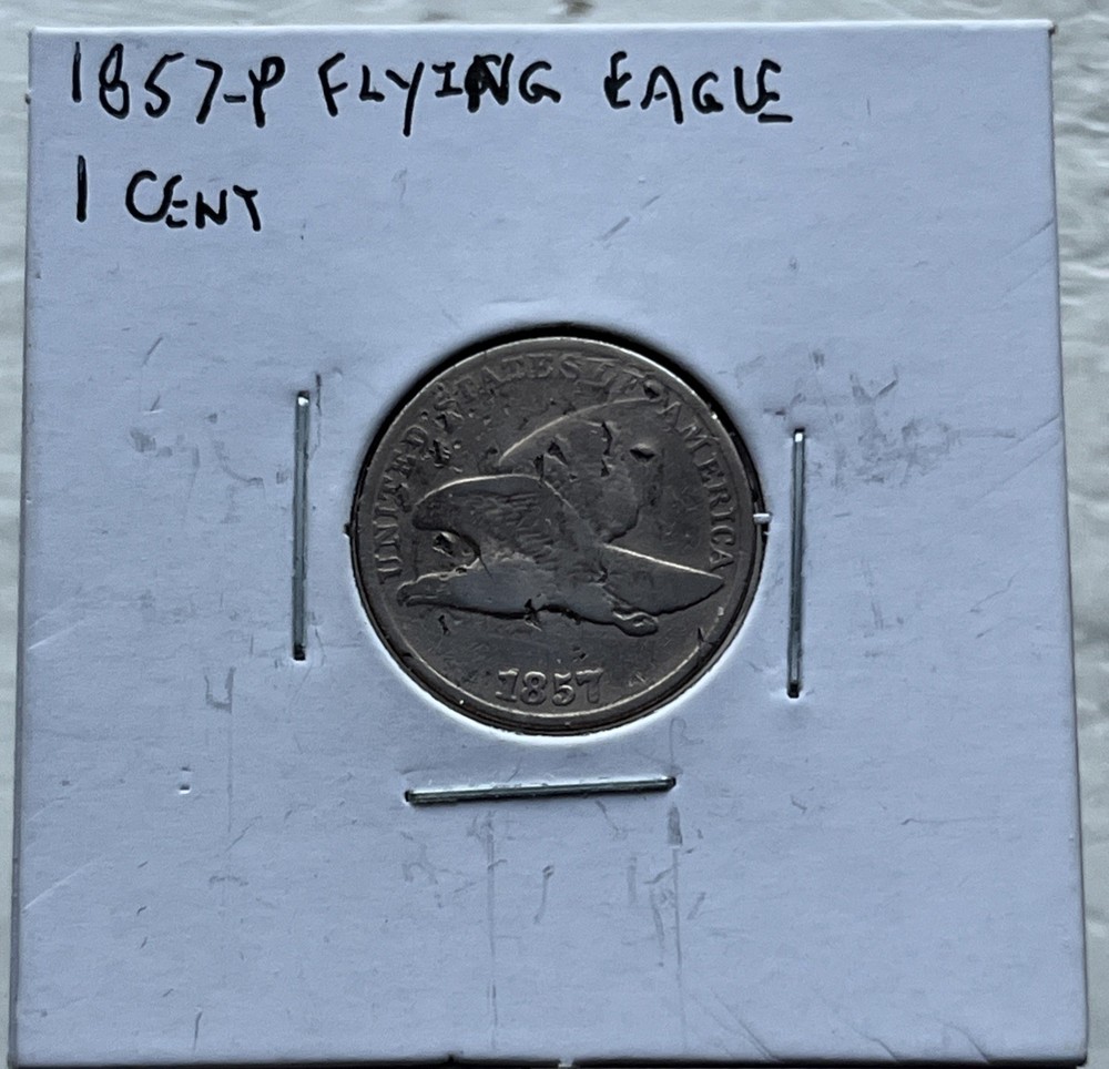 1857 P Flying Eagle One Cent