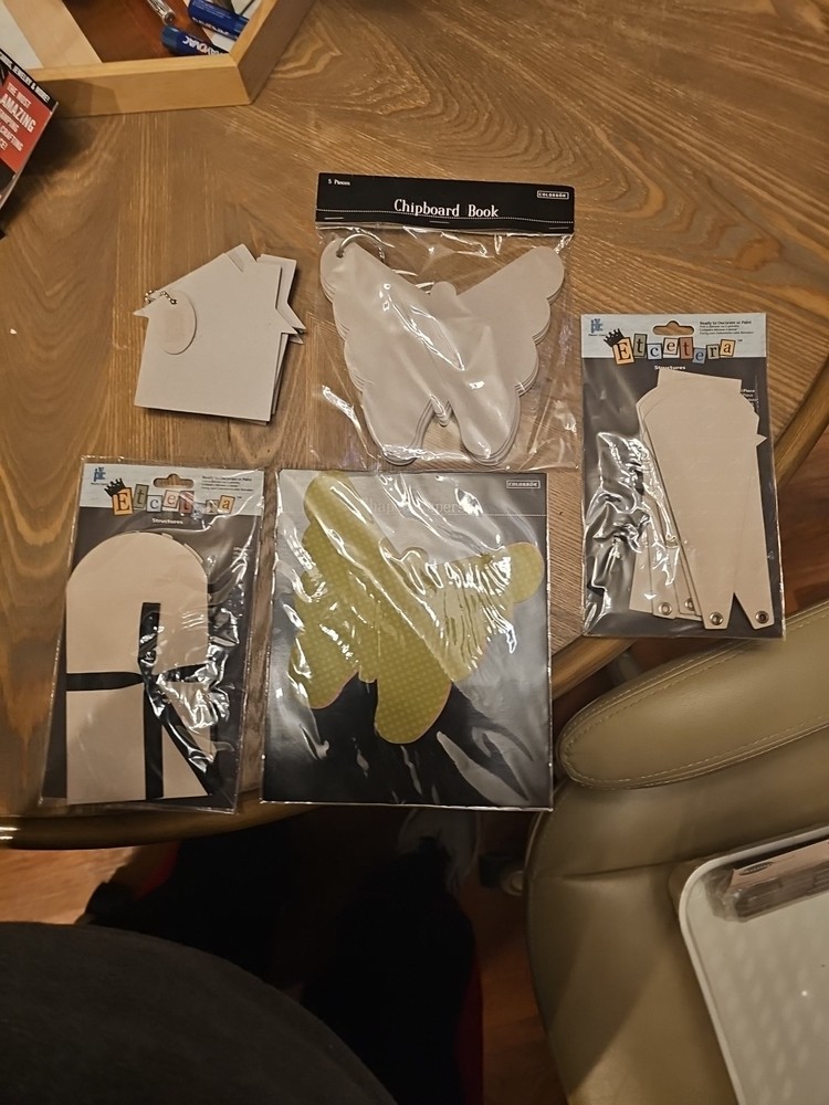 Chipboard cutouts various designs - see pictures