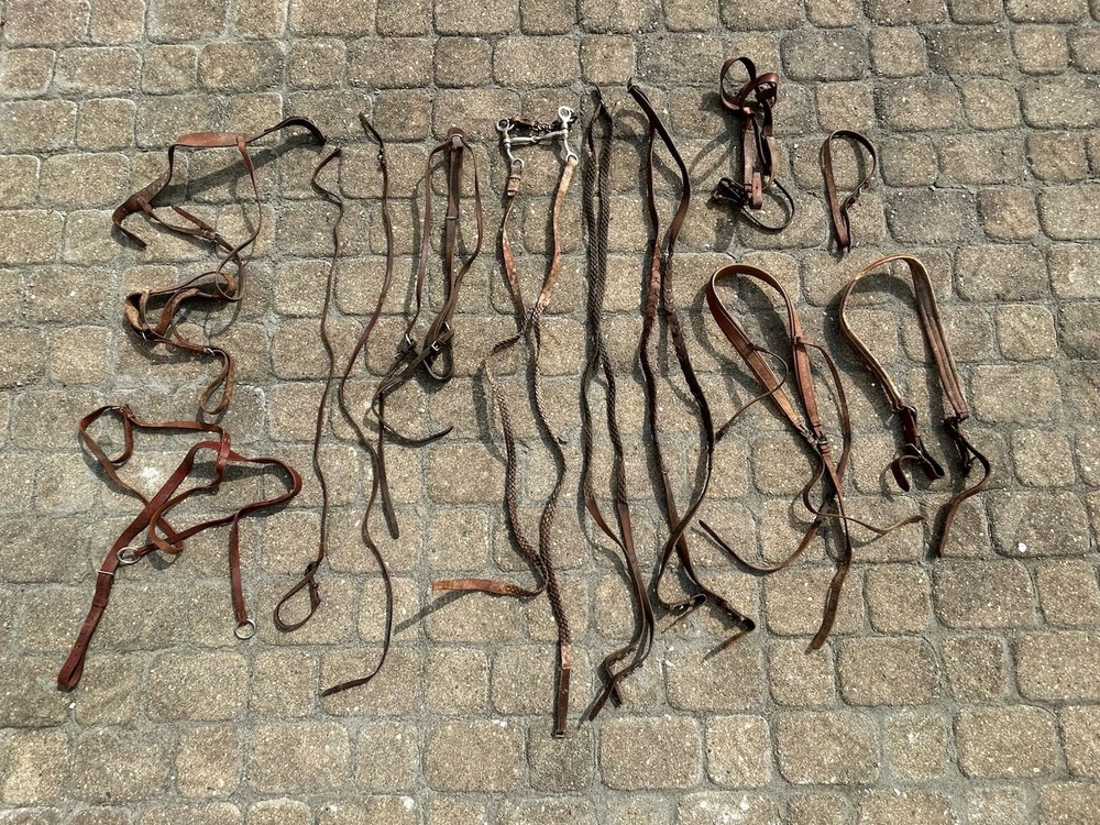 Assorted Various Horse Saddlery Straps And Bit