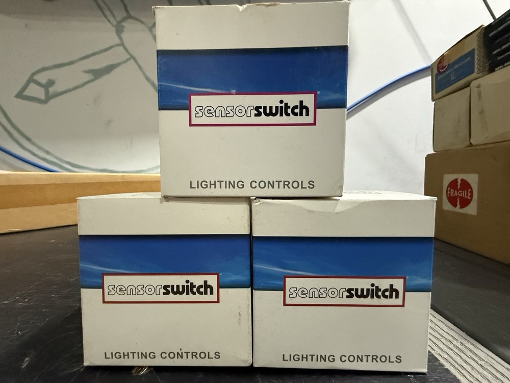 (3) Acuity Sensor Switch WV PDT 16 P Corner Mnt. Low Voltage Passive Dual Tech