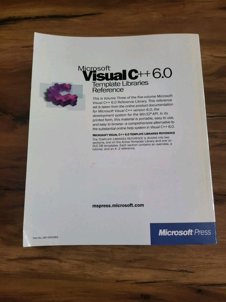Microsoft Press Visual C++ 6.0 Volume 3 Template Libraries Reference, Computers