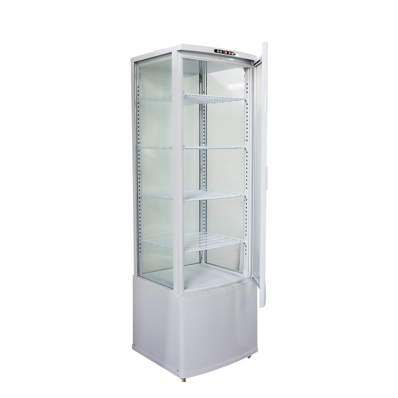 110V Refrigerated Cake Display Showcase Display Cabinet 4 Adjustable Shelves New