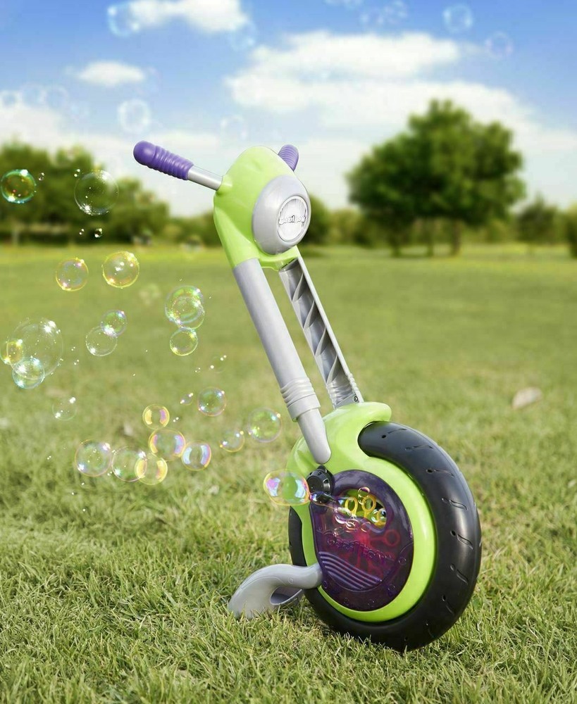 Gazillion Bubbles Cycle Blowing Maker Machine Blower W Bubble Solution AGES 3+