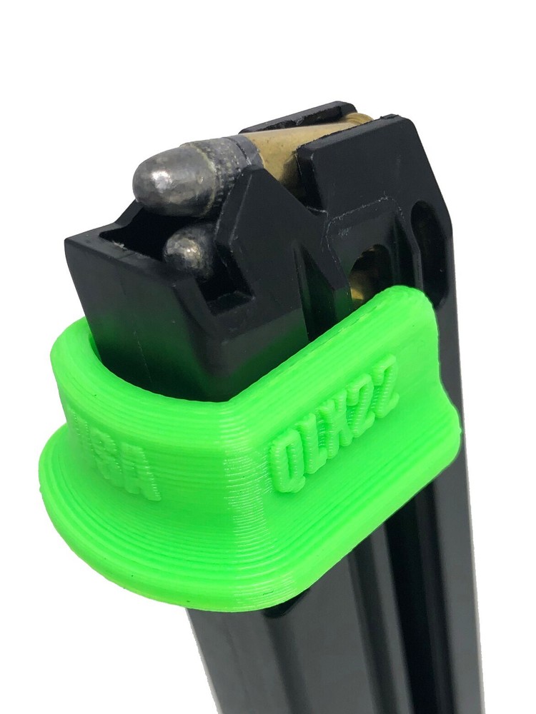 Taurus TX22 Speed Loader Quickie Loader by Hilljak - Neon Green