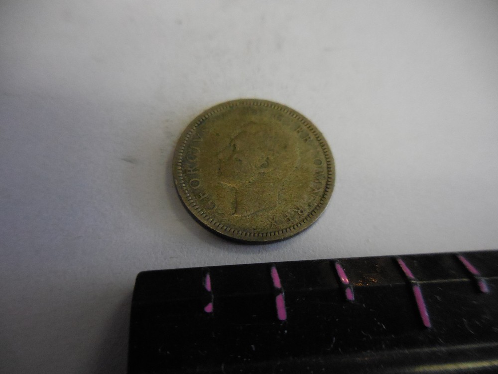 1937 - Great Britain Six-Pence Silver Coin