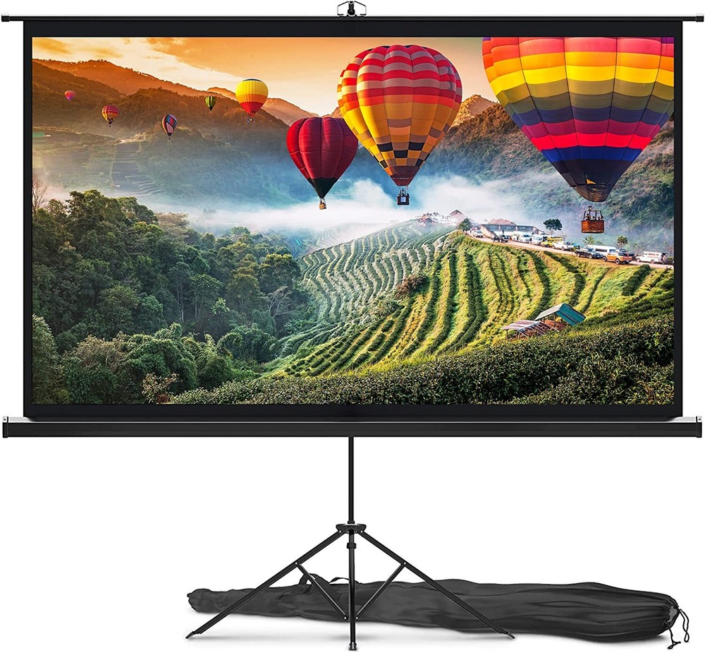 PyleHome PRJTP80 Tripod Projector Screen 84"16:9