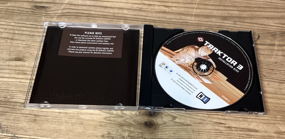 Traktor 3 installation CD Windows XP / Mac OS X Native Instruments