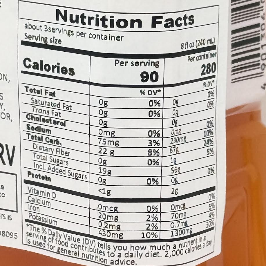 Kagome Carrot & Apple Juice 720mlx4bottle
