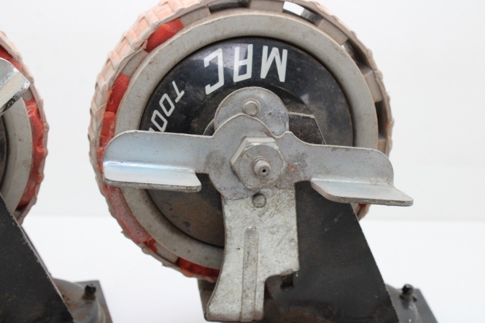 (2) Mac Tools 6" x 2" Tool Box Caster Wheel With Lever Lock