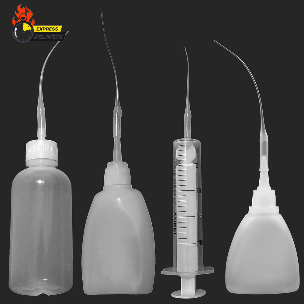 200Pcs Micro CA Glue Tips, Precision CA Applicator Tips Glue Tip Extender for DI