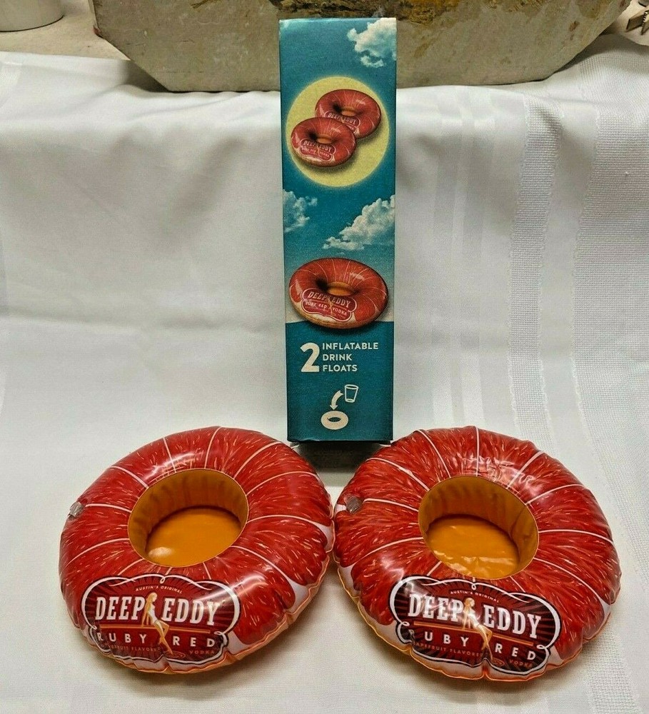 Deep Eddy Ruby Red Grapefruit Vodka Drink Beverage Pool Floats Cocktail Barware